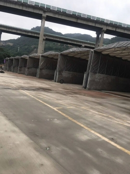 PVC推拉移动蓬布